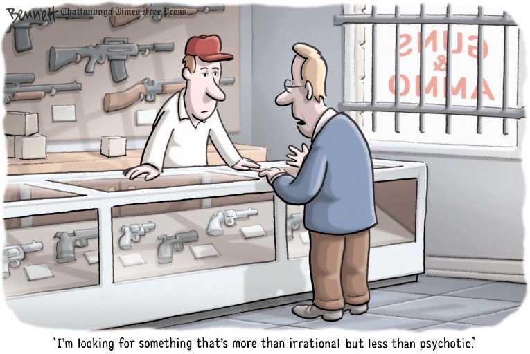 Political/Editorial Cartoon by Clay Bennett, Chattanooga Times Free Press on In Other News