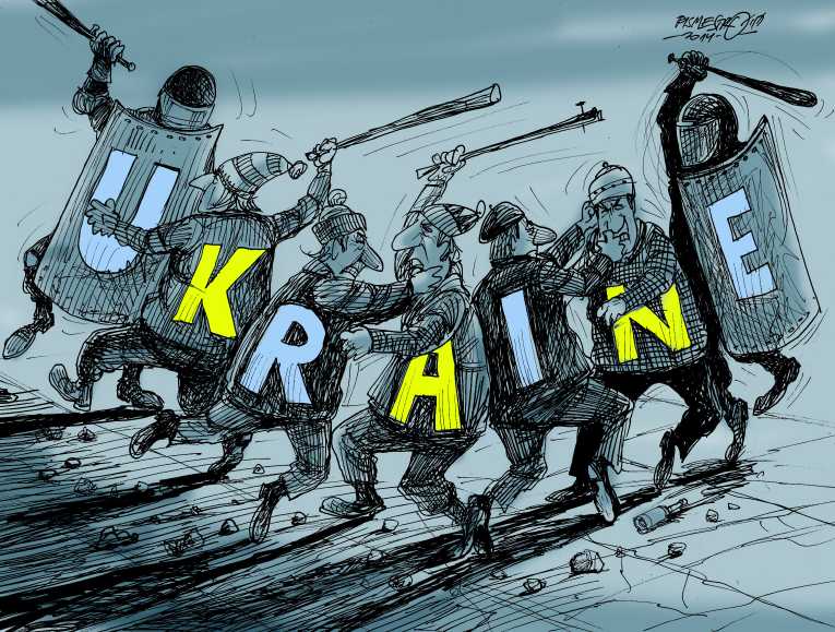Political/Editorial Cartoon by Petar Pismestrovic, Kleine Zeitung, Austria on World News Roundup