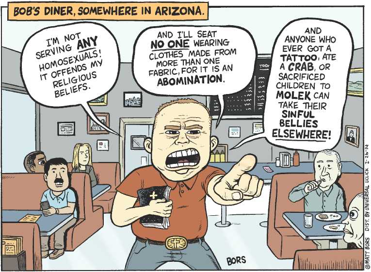 Political/Editorial Cartoon by Matt Bors on Hate Law Vetoed