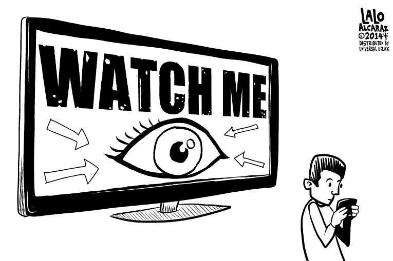 Political/Editorial Cartoon by Lalo Alcaraz on Comcast Merges With Time Warner