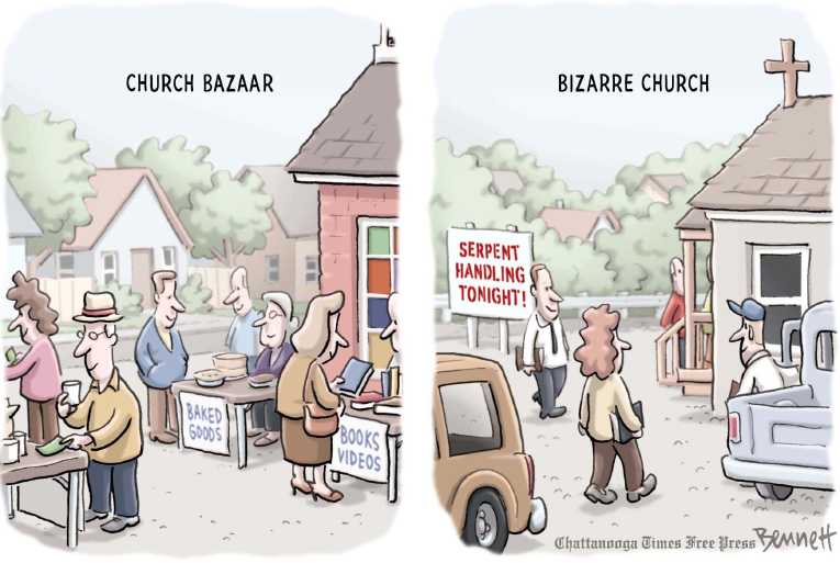 Political/Editorial Cartoon by Clay Bennett, Chattanooga Times Free Press on In Other News