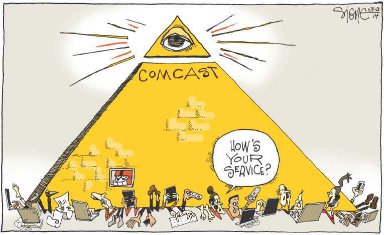 Political/Editorial Cartoon by Signe Wilkinson, Philadelphia Daily News on Koch Brothers Going All In