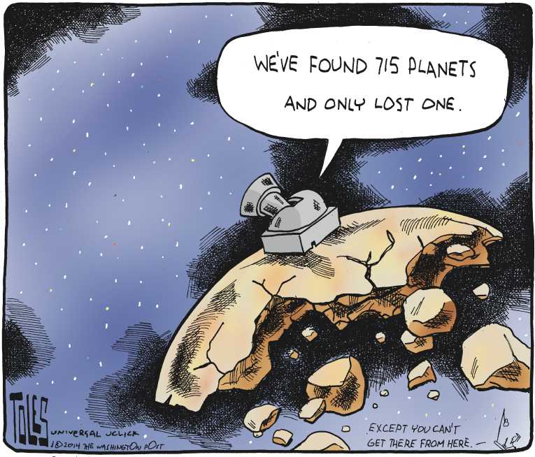 Political/Editorial Cartoon by Tom Toles, Washington Post on In Other News