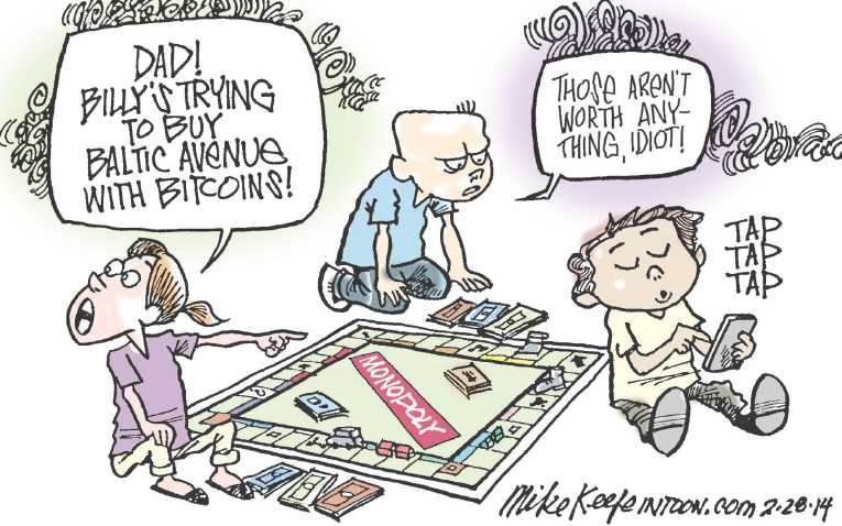 Political/Editorial Cartoon by Mike Keefe, Denver Post on In Other News