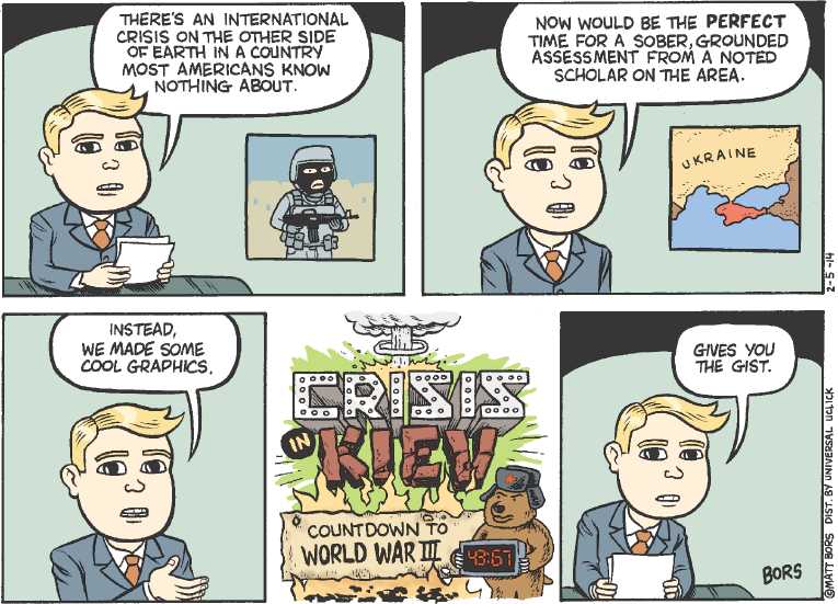 Political/Editorial Cartoon by Matt Bors on Russia Invades Ukraine