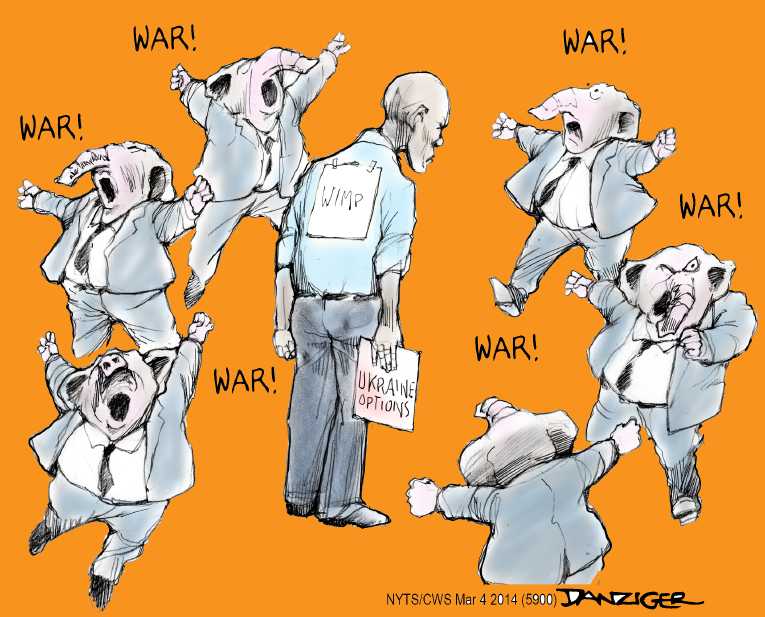Political/Editorial Cartoon by Jeff Danziger, CWS/CartoonArts Intl. on Russia Invades Ukraine