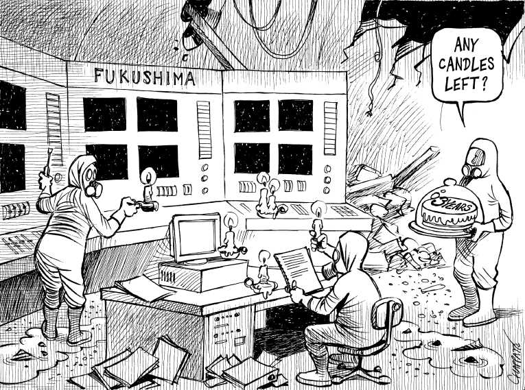 Political/Editorial Cartoon by Patrick Chappatte, International Herald Tribune on In Other News