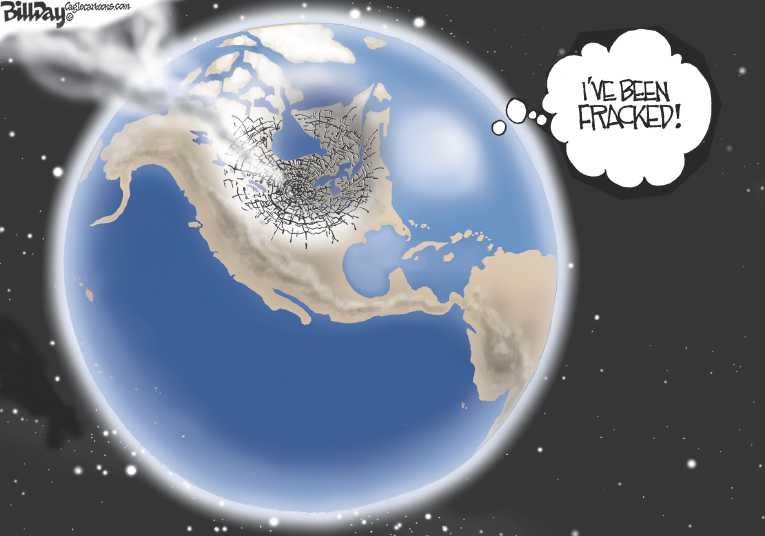 Political/Editorial Cartoon by Bill Day, Cagle Cartoons on Climate Change Debate Continues