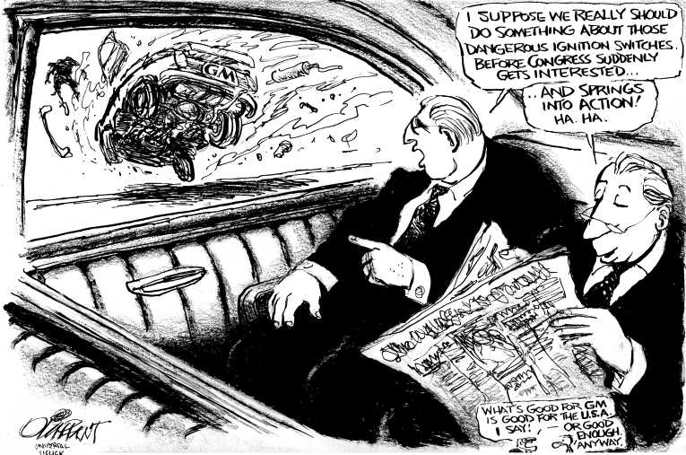 Political/Editorial Cartoon by Pat Oliphant, Universal Press Syndicate on In Other News