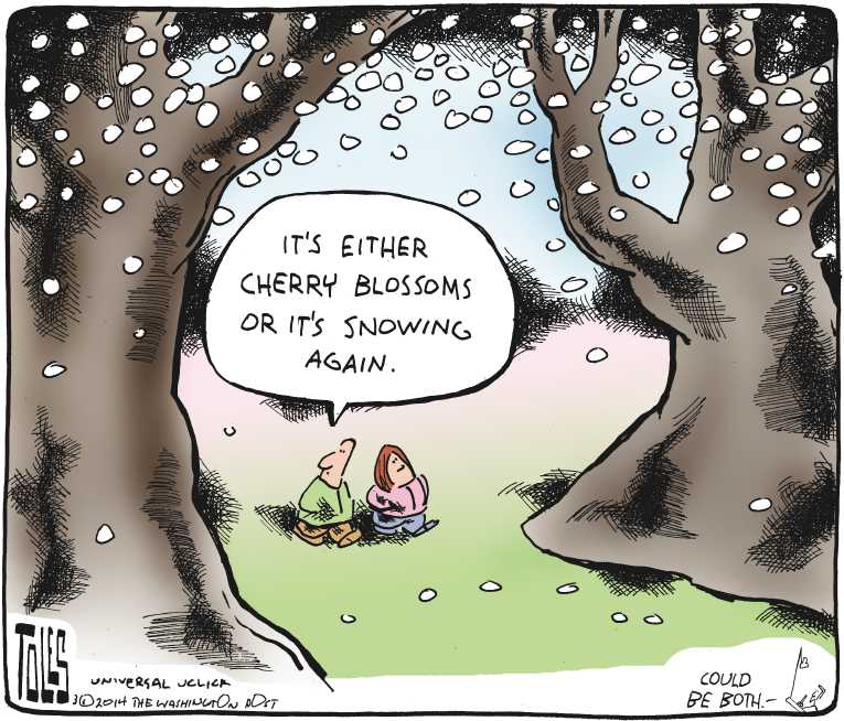 Political/Editorial Cartoon by Tom Toles, Washington Post on Major Oil Spill in Houston
