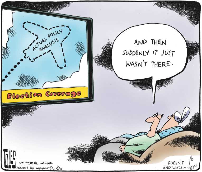 Political/Editorial Cartoon by Tom Toles, Washington Post on In Other News