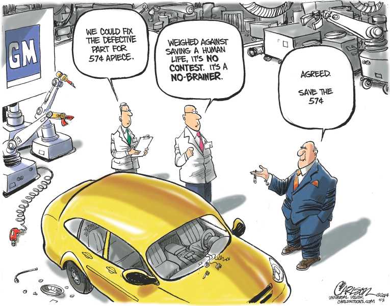 Political/Editorial Cartoon by Stuart Carlson on In Other News