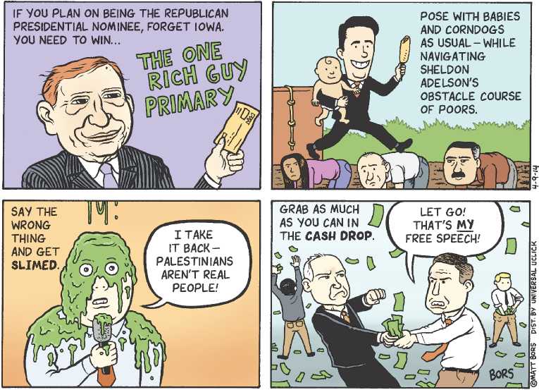 Political/Editorial Cartoon by Matt Bors on Capitalism Defeats Democracy