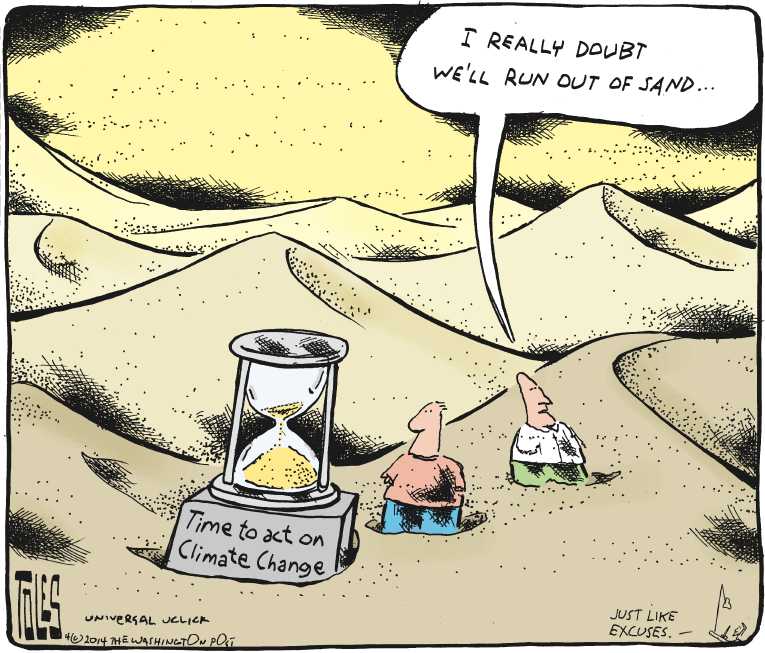Political/Editorial Cartoon by Tom Toles, Washington Post on Sun Still Shining