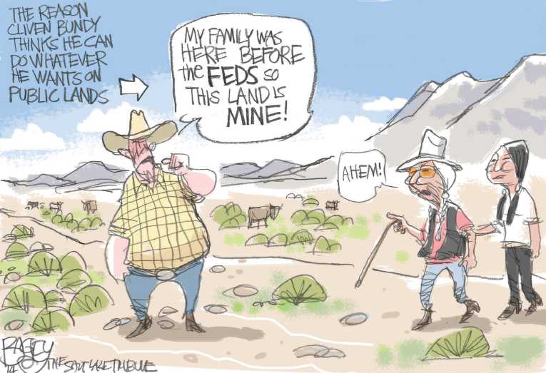 Political/Editorial Cartoon by Pat Bagley, Salt Lake Tribune on In Other News