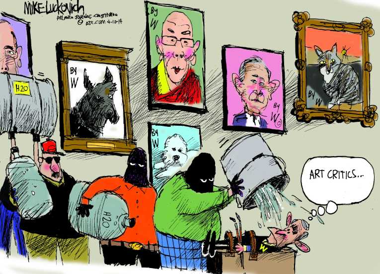 Political/Editorial Cartoon by Mike Luckovich, Atlanta Journal-Constitution on In Other News