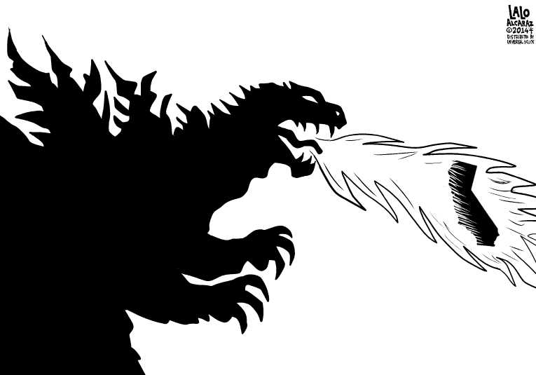 Political/Editorial Cartoon by Lalo Alcaraz on Earth Heating Up