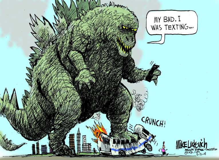 Political/Editorial Cartoon by Mike Luckovich, Atlanta Journal-Constitution on In Other News