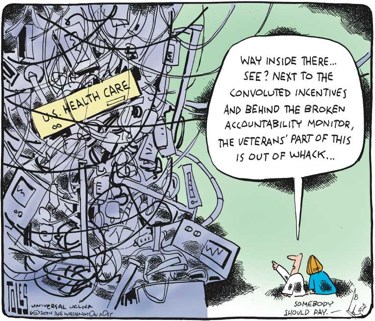 Political/Editorial Cartoon by Tom Toles, Washington Post on In Other News