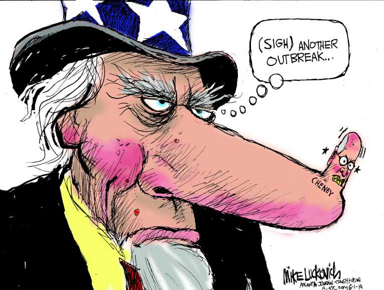 Political/Editorial Cartoon by Mike Luckovich, Atlanta Journal-Constitution on In Other News