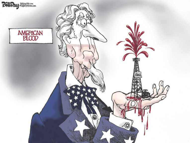 Political/Editorial Cartoon by Bill Day, Cagle Cartoons on Rebels Advance in Iraq