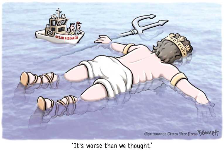 Political/Editorial Cartoon by Clay Bennett, Chattanooga Times Free Press on In Other News