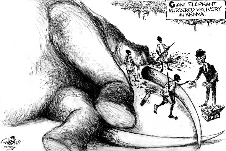Political/Editorial Cartoon by Pat Oliphant, Universal Press Syndicate on In Other News