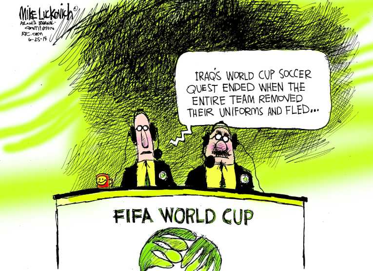 Political/Editorial Cartoon by Mike Luckovich, Atlanta Journal-Constitution on In Other News