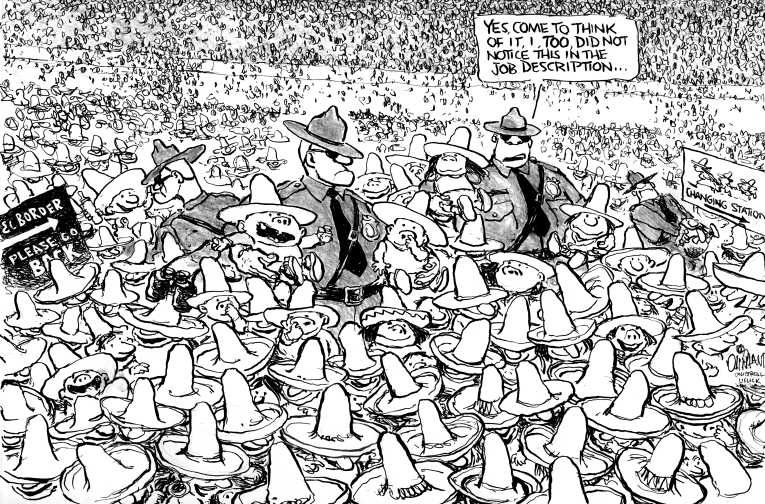 Political/Editorial Cartoon by Pat Oliphant, Universal Press Syndicate on In Other News