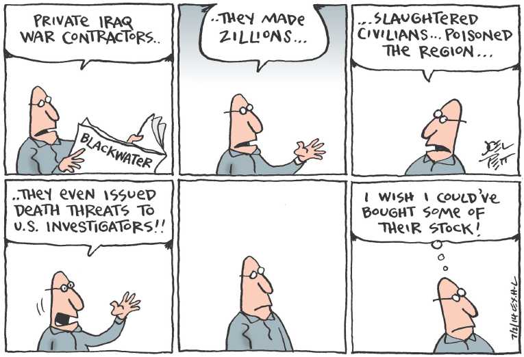 Political/Editorial Cartoon by Joel Pett, Lexington Herald-Leader, CWS/CartoonArts Intl. on Cheney Blasts President
