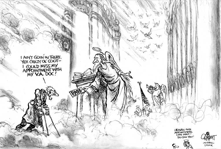 Political/Editorial Cartoon by Pat Oliphant, Universal Press Syndicate on In Other News