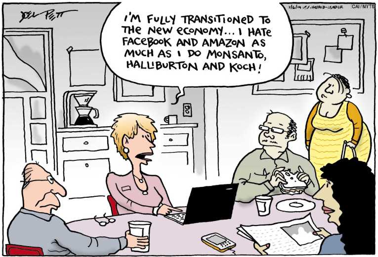 Political/Editorial Cartoon by Joel Pett, Lexington Herald-Leader, CWS/CartoonArts Intl. on In Other News