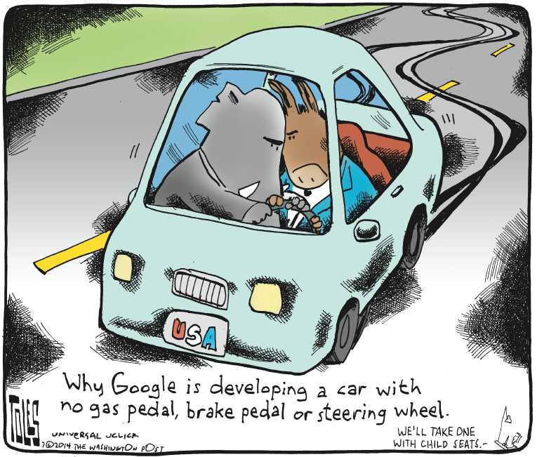 Political/Editorial Cartoon by Tom Toles, Washington Post on In Other News