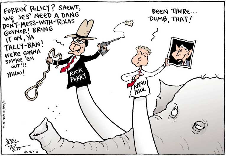 Political/Editorial Cartoon by Joel Pett, Lexington Herald-Leader, CWS/CartoonArts Intl. on In Other News