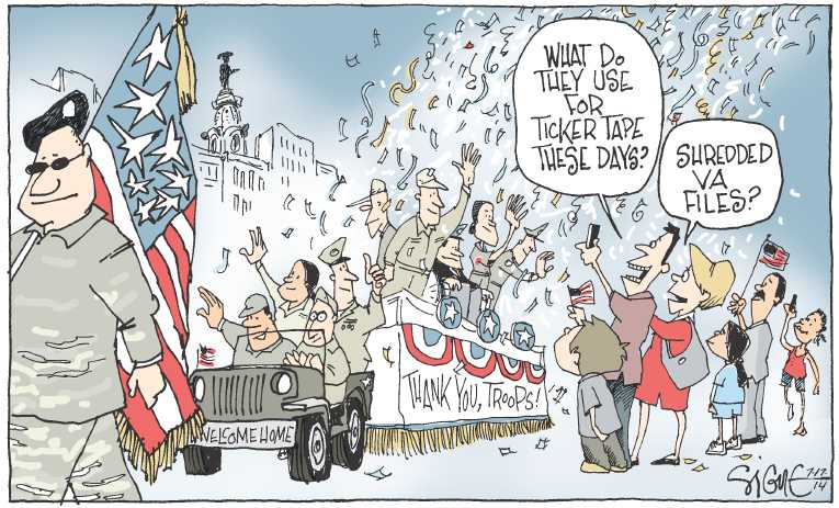 Political/Editorial Cartoon by Signe Wilkinson, Philadelphia Daily News on In Other News