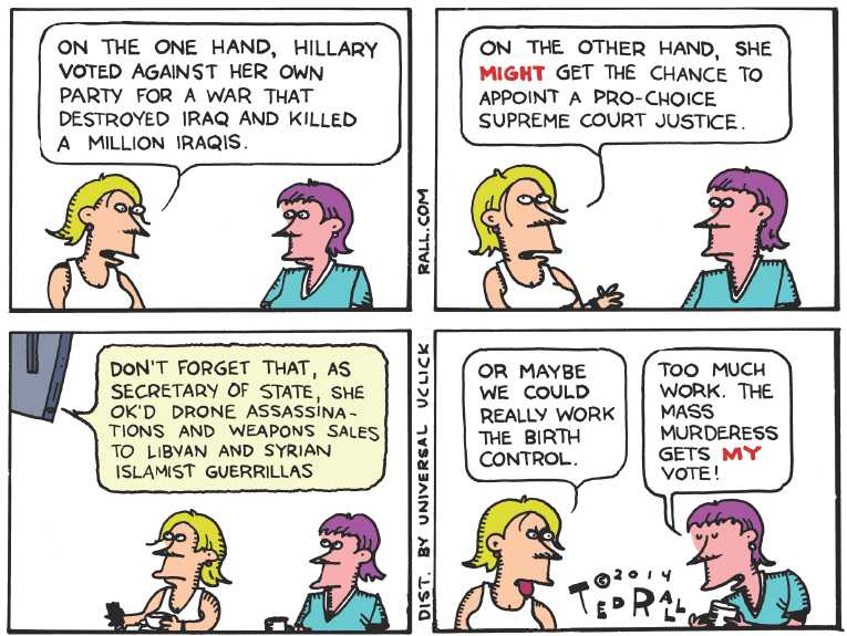 Political/Editorial Cartoon by Ted Rall on In Other News