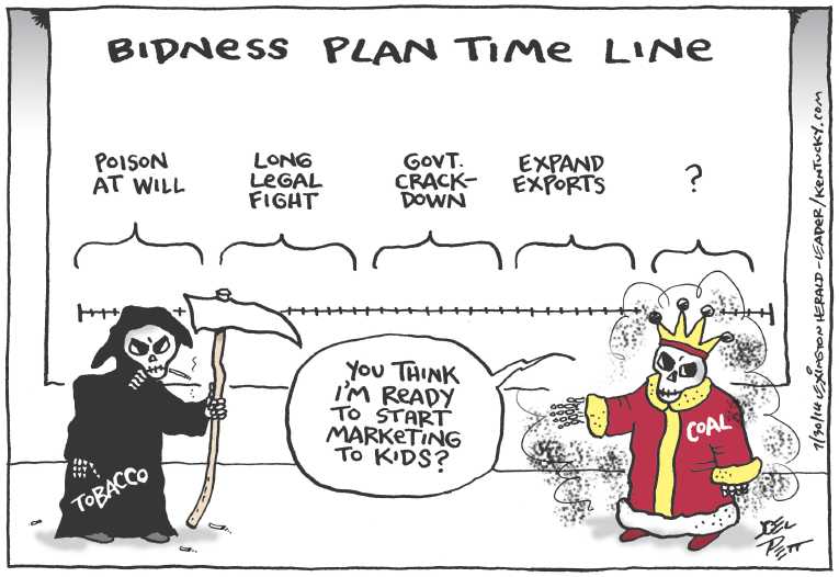 Political/Editorial Cartoon by Joel Pett, Lexington Herald-Leader, CWS/CartoonArts Intl. on Earth Getting Hotter