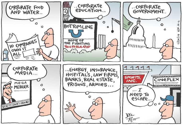 Political/Editorial Cartoon by Joel Pett, Lexington Herald-Leader, CWS/CartoonArts Intl. on Earth Getting Hotter