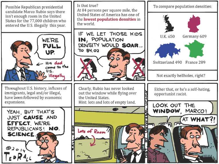 Political/Editorial Cartoon by Ted Rall on In Other News