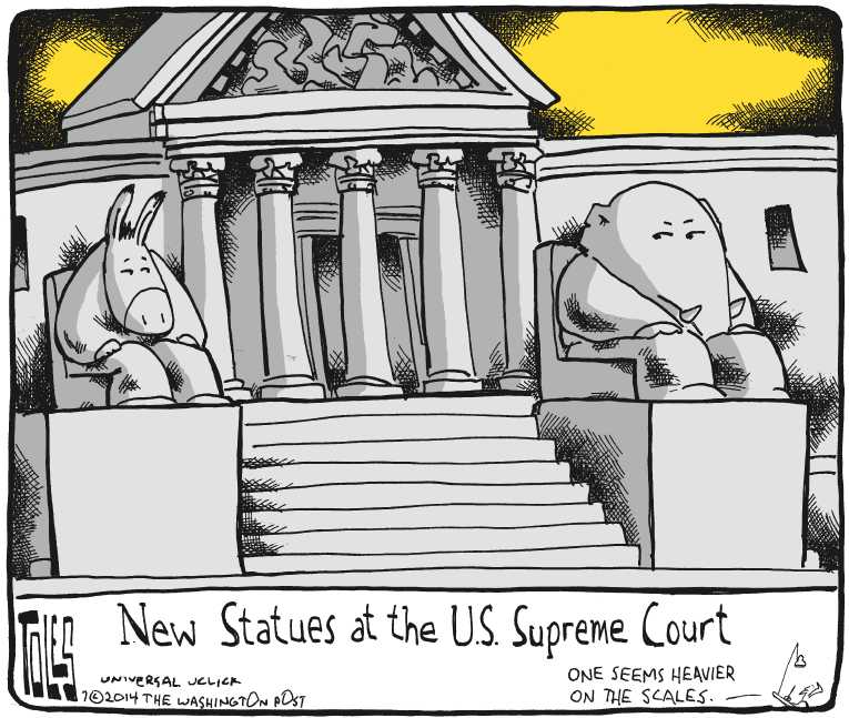 Political/Editorial Cartoon by Tom Toles, Washington Post on In Other News