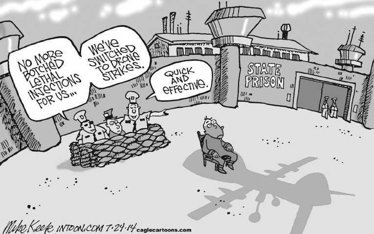 Political/Editorial Cartoon by Mike Keefe, Denver Post on In Other News