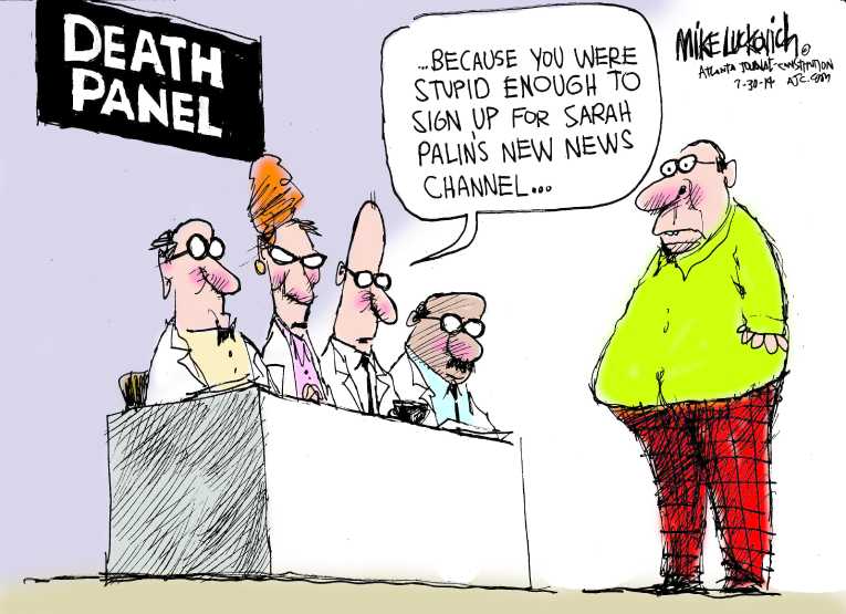 Political/Editorial Cartoon by Mike Luckovich, Atlanta Journal-Constitution on In Other News