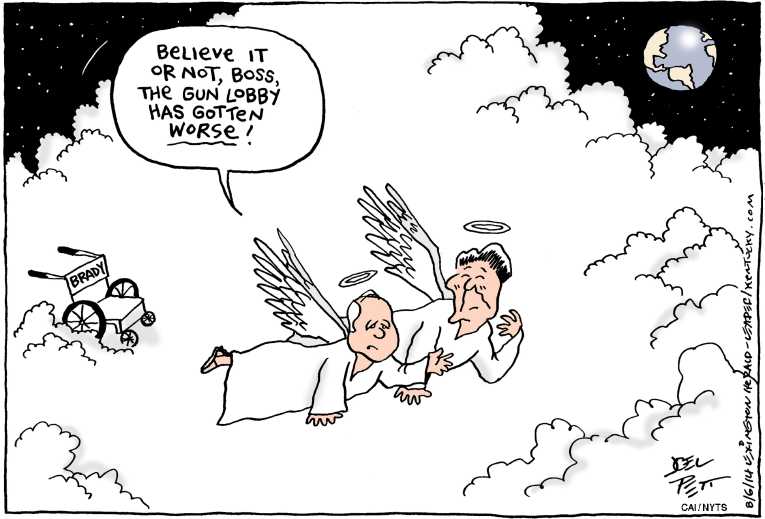 Political/Editorial Cartoon by Joel Pett, Lexington Herald-Leader, CWS/CartoonArts Intl. on In Other News