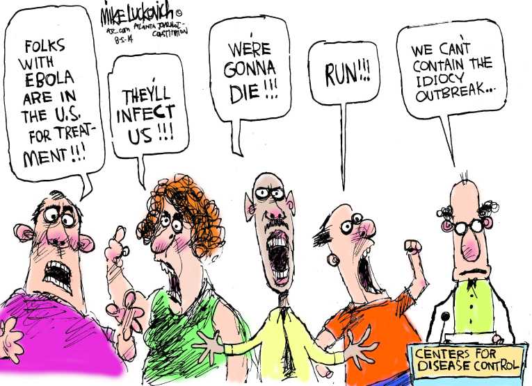 Political/Editorial Cartoon by Mike Luckovich, Atlanta Journal-Constitution on In Other News