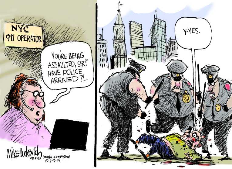 Political/Editorial Cartoon by Mike Luckovich, Atlanta Journal-Constitution on In Other News