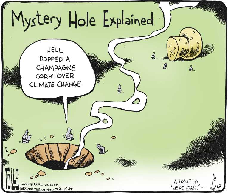Political/Editorial Cartoon by Tom Toles, Washington Post on In Other News