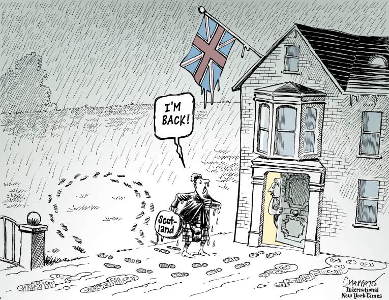 Political/Editorial Cartoon by Patrick Chappatte, International Herald Tribune on In Other News