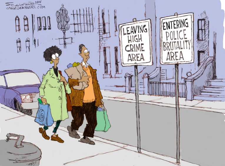 Political/Editorial Cartoon by Bill Schorr, Cagle Cartoons on Americans Adjusting to New Rules