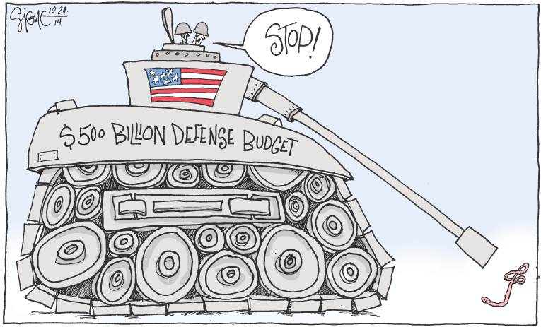 Political/Editorial Cartoon by Signe Wilkinson, Philadelphia Daily News on Ebola Fears Grip Nation