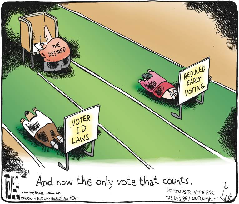 Political/Editorial Cartoon by Tom Toles, Washington Post on Obama’s Popularity Falling